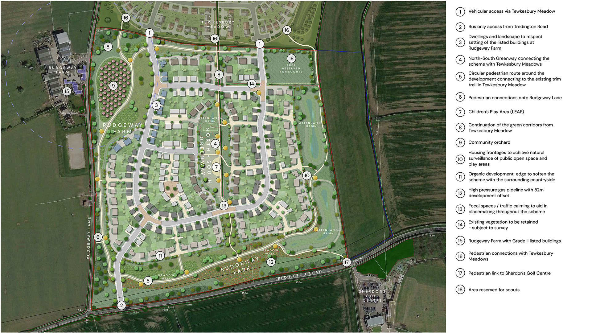 Illustrative masterplan.
